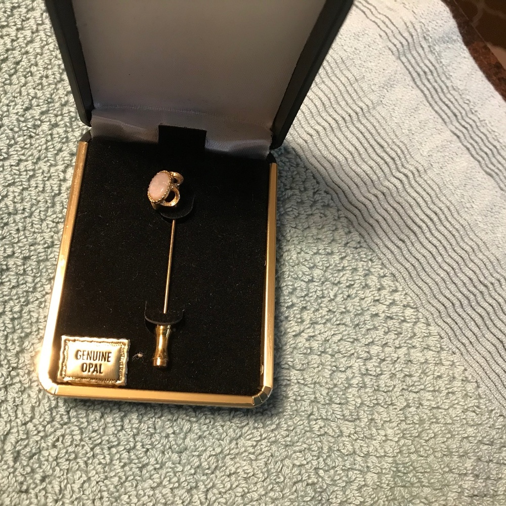 Genuine Opal Stick Pin